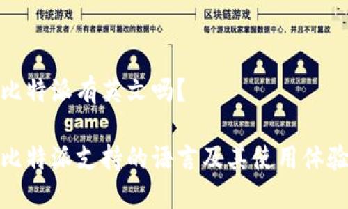 比特派有英文吗？

比特派支持的语言及其使用体验